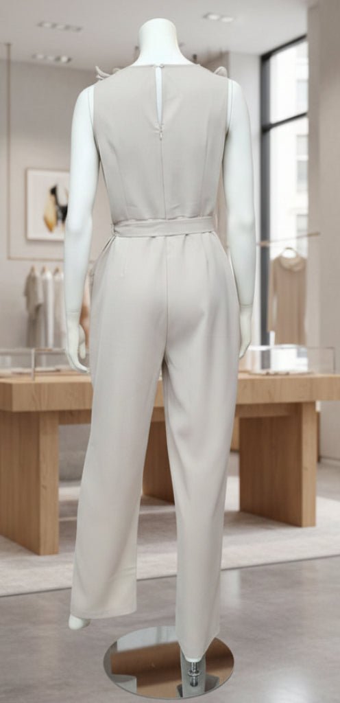 Tutina smanicata Cherie con richiami floreali 3D - GrazieGio