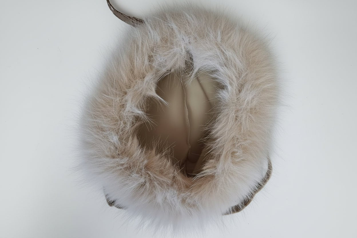 Borsa Fluffy in Ecopelliccia Nocciola con Tracolla - GrazieGio - GrazieGio