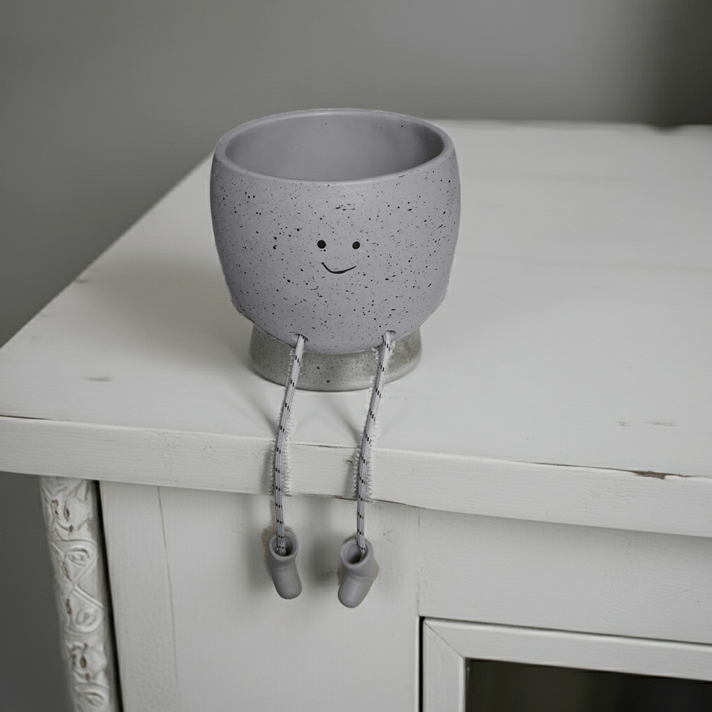 Vaso Decorativo con Gambette Ceramica Design Originale - GrazieGio