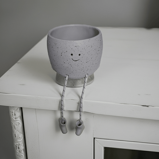 Vaso Decorativo con Gambette Ceramica Design Originale - GrazieGio