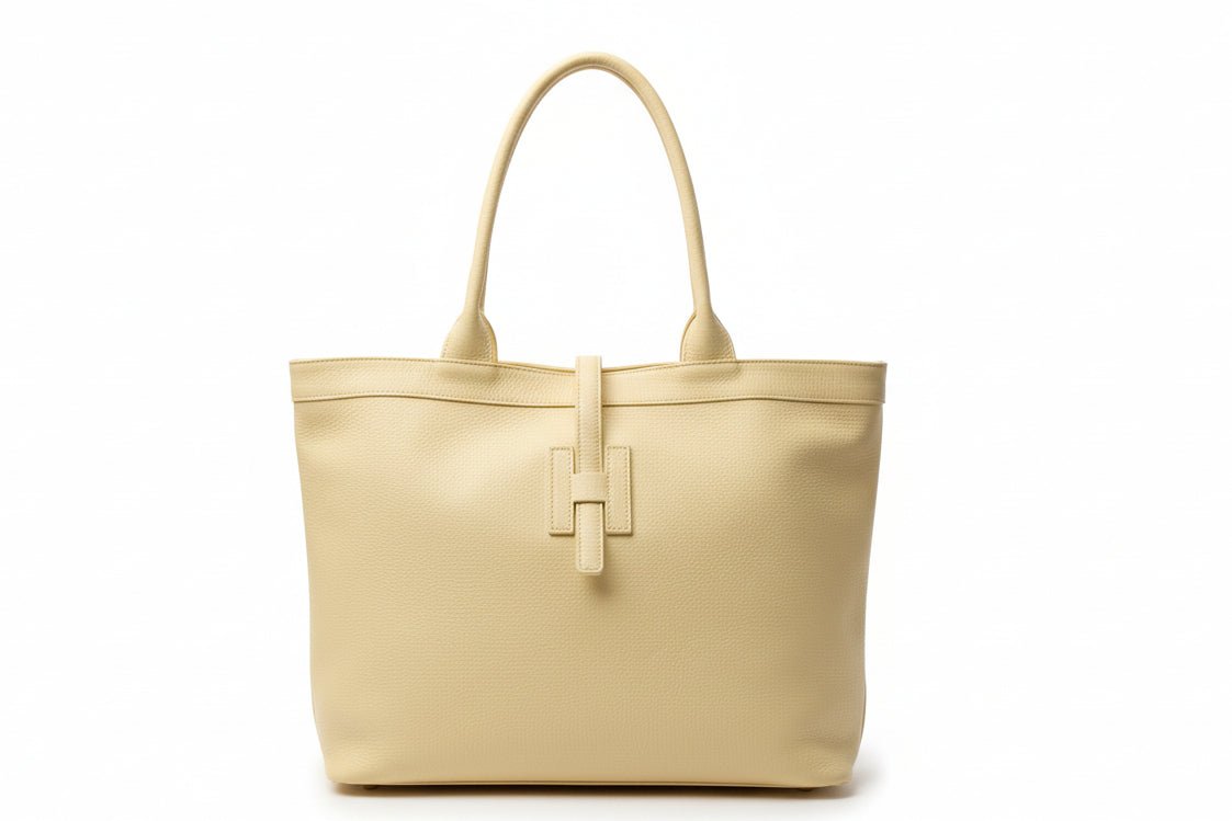 Borsa Shopper " H " pelle martellata - GrazieGio