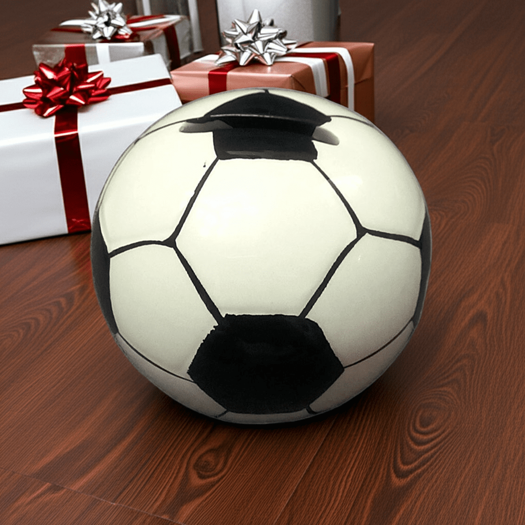 Salvadanaio Pallone da Calcio - Regalo Sportivo per Bambini - GrazieGio