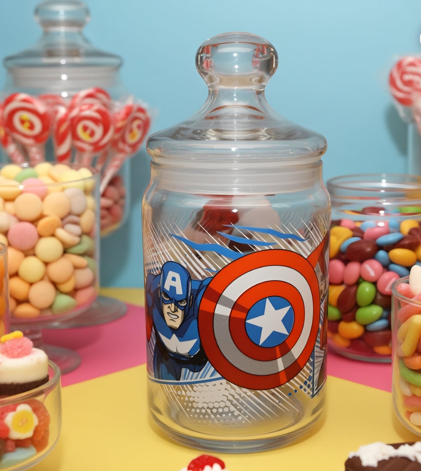 Barattolo decorato Capitan America - GrazieGio