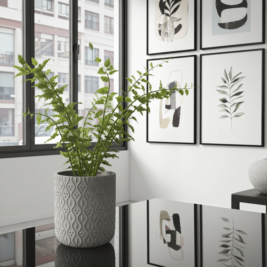 Vaso Decorativo Grigio Elegante Ceramica Design Moderno - GrazieGio