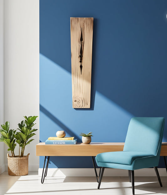 Orologio da Parete Legno Sfumature Bianche 50cm - GrazieGio