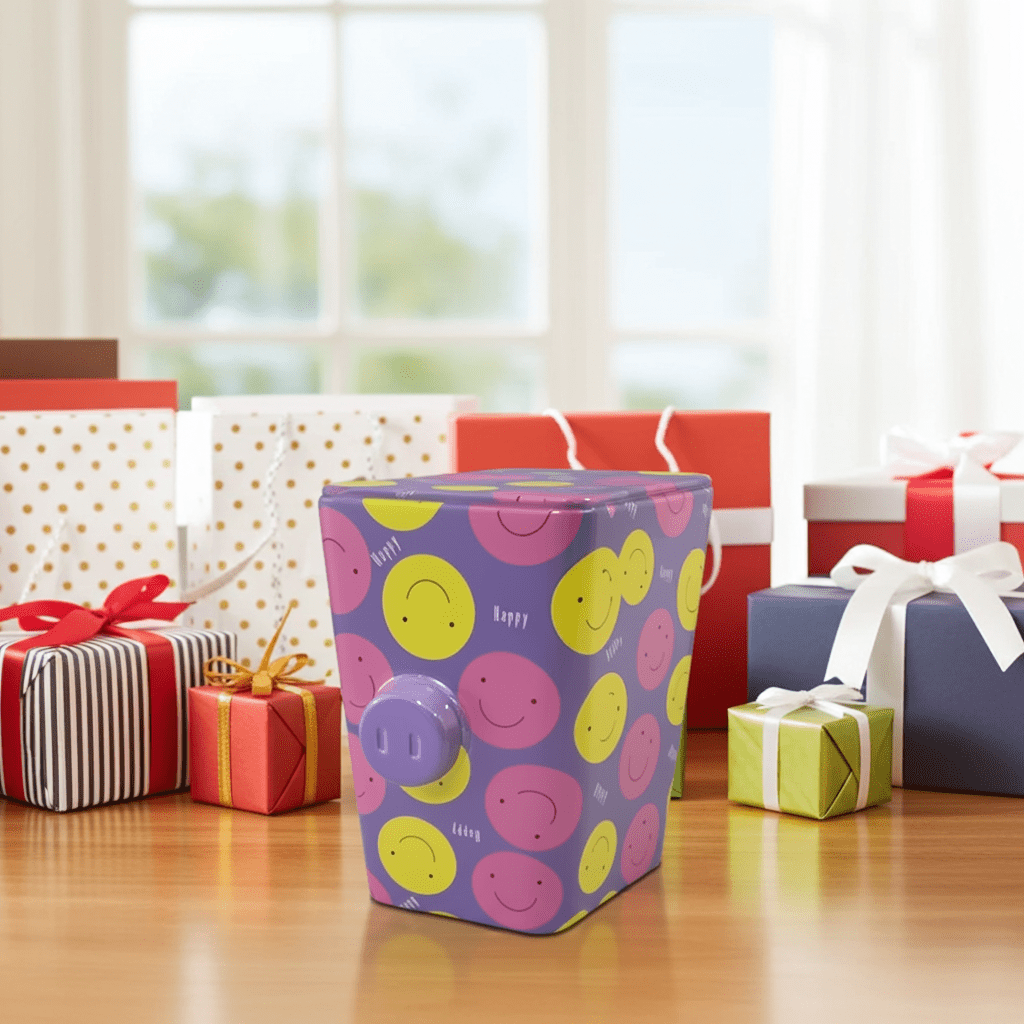 Salvadanaio Emoji Sorridenti - Regalo Divertente Colorato - GrazieGio