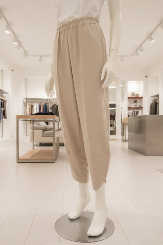 Pantalone Barrel Punto Milano | Vita Elastica | GrazieGio - GrazieGio
