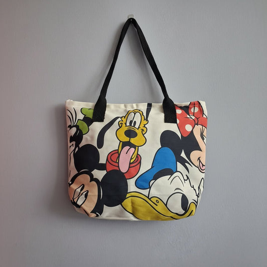Borsa Shopper in Tela con Stampa Disney - GrazieGio - GrazieGio
