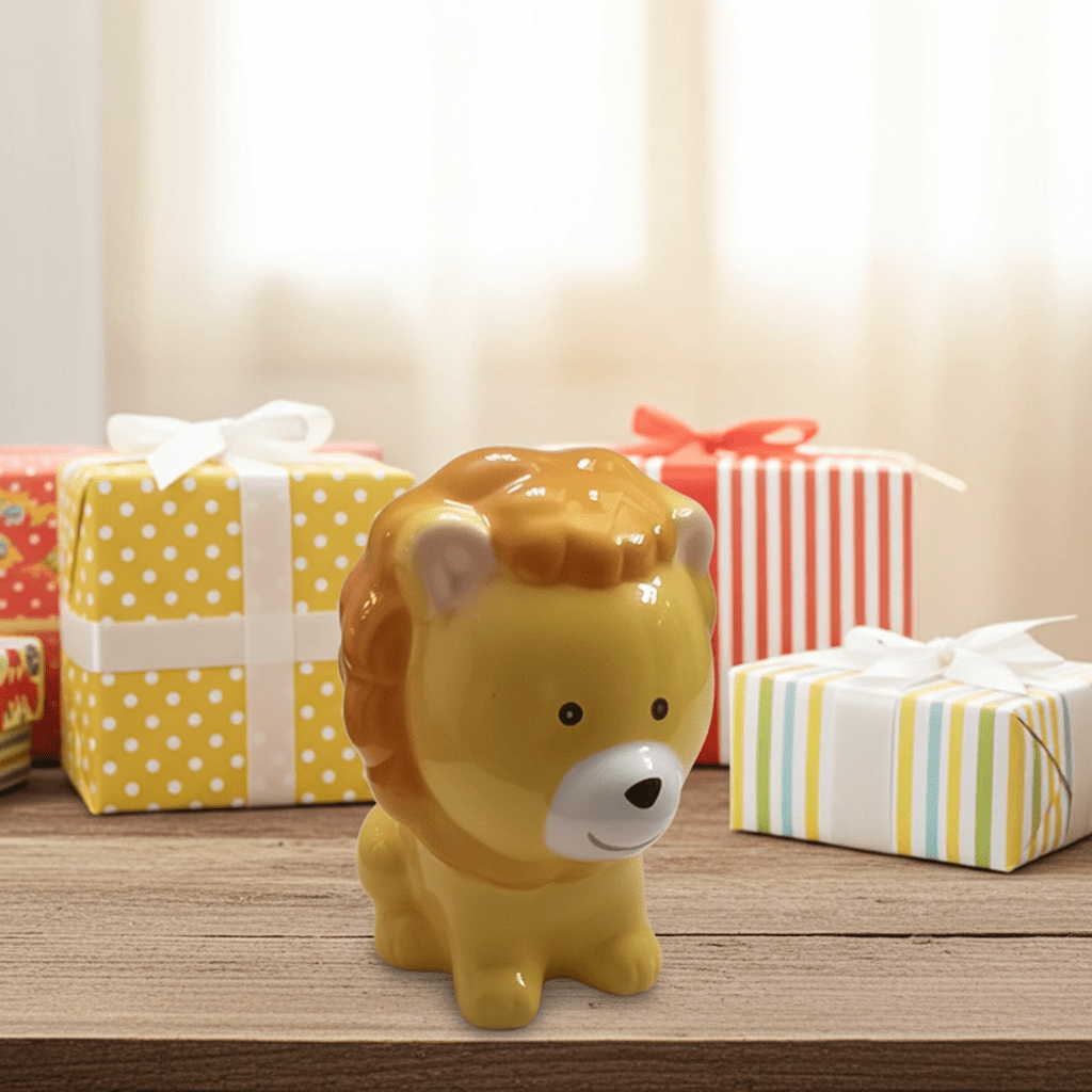 Salvadanaio Leoncino 250g - Regalo Bambini Re della Savana - GrazieGio