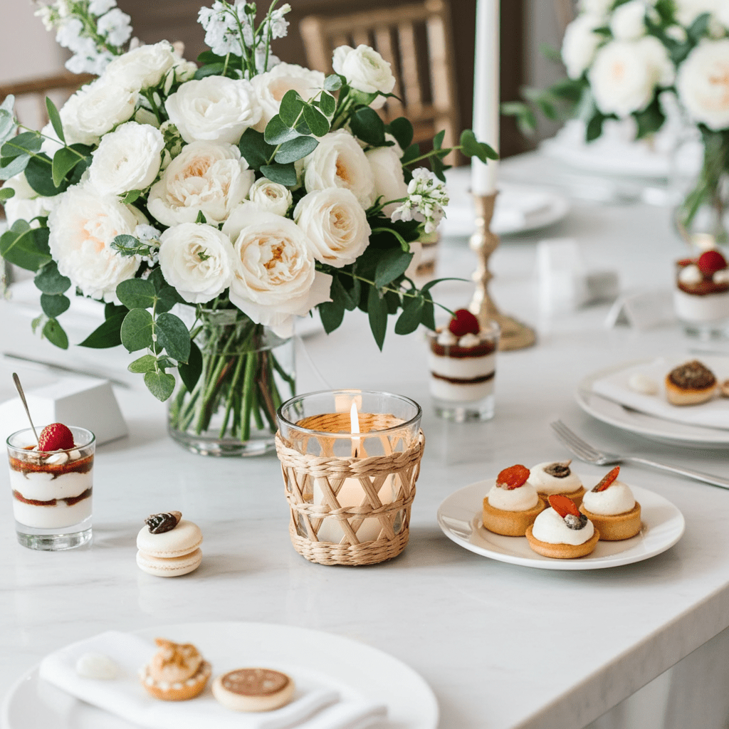 Portacandele Vetro con Rivestimento Vimini 10cm - Stile Naturale Boho - GrazieGio