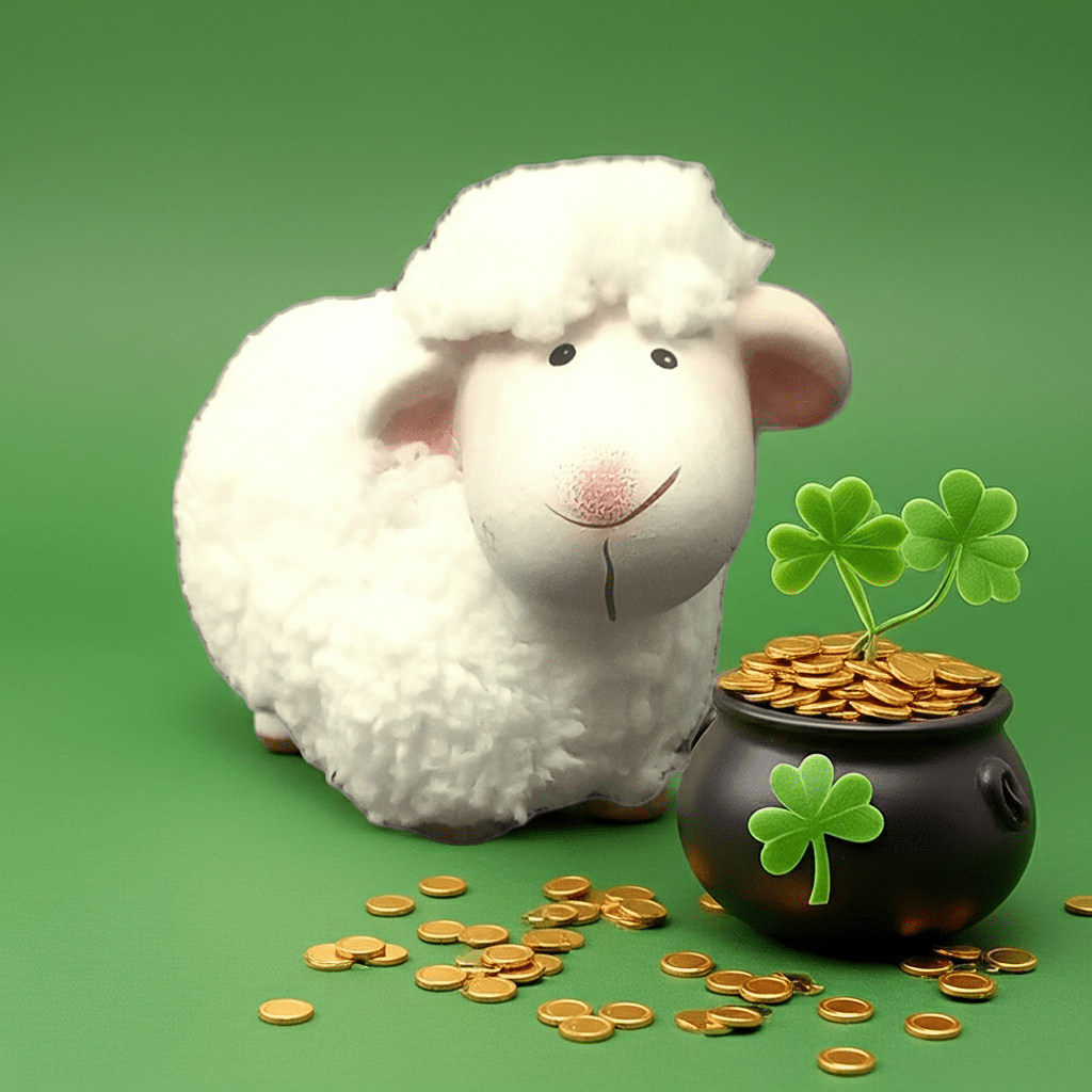 Pecorella Decorativa Morbida 10cm - GrazieGio