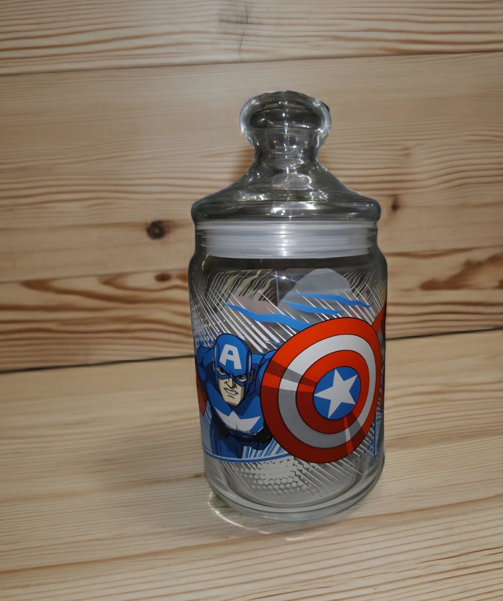 Barattolo decorato Capitan America - GrazieGio