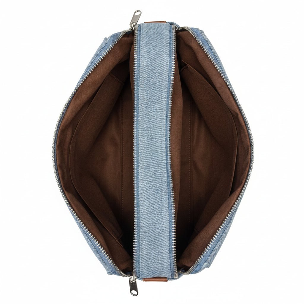 Borsa a Tracolla in Denim Multitasche - GrazieGio - GrazieGio