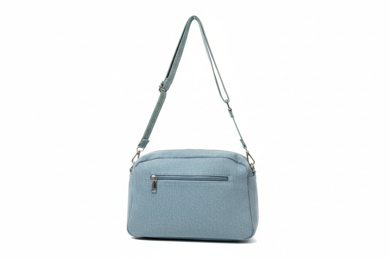 Borsa a Tracolla in Denim Multitasche - GrazieGio - GrazieGio
