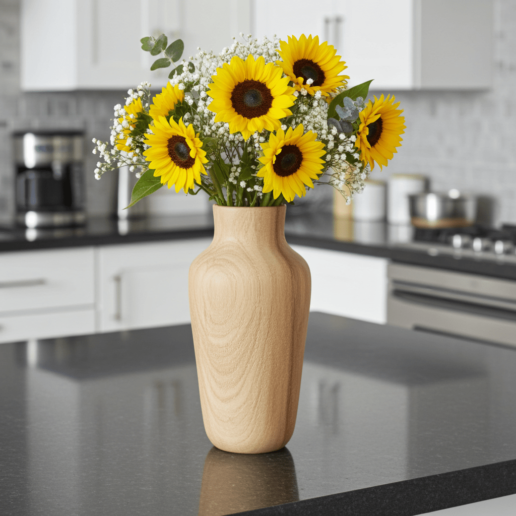 Vaso Effetto Ruvido Ceramica 22cm - Design Rustico Naturale - GrazieGio
