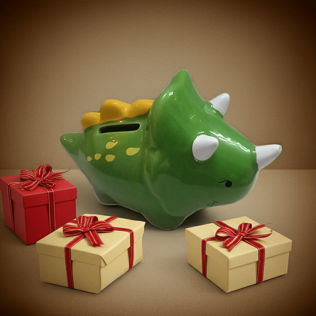 Salvadanaio Dinosauro 250g - Regalo Bambini Preistoria - GrazieGio