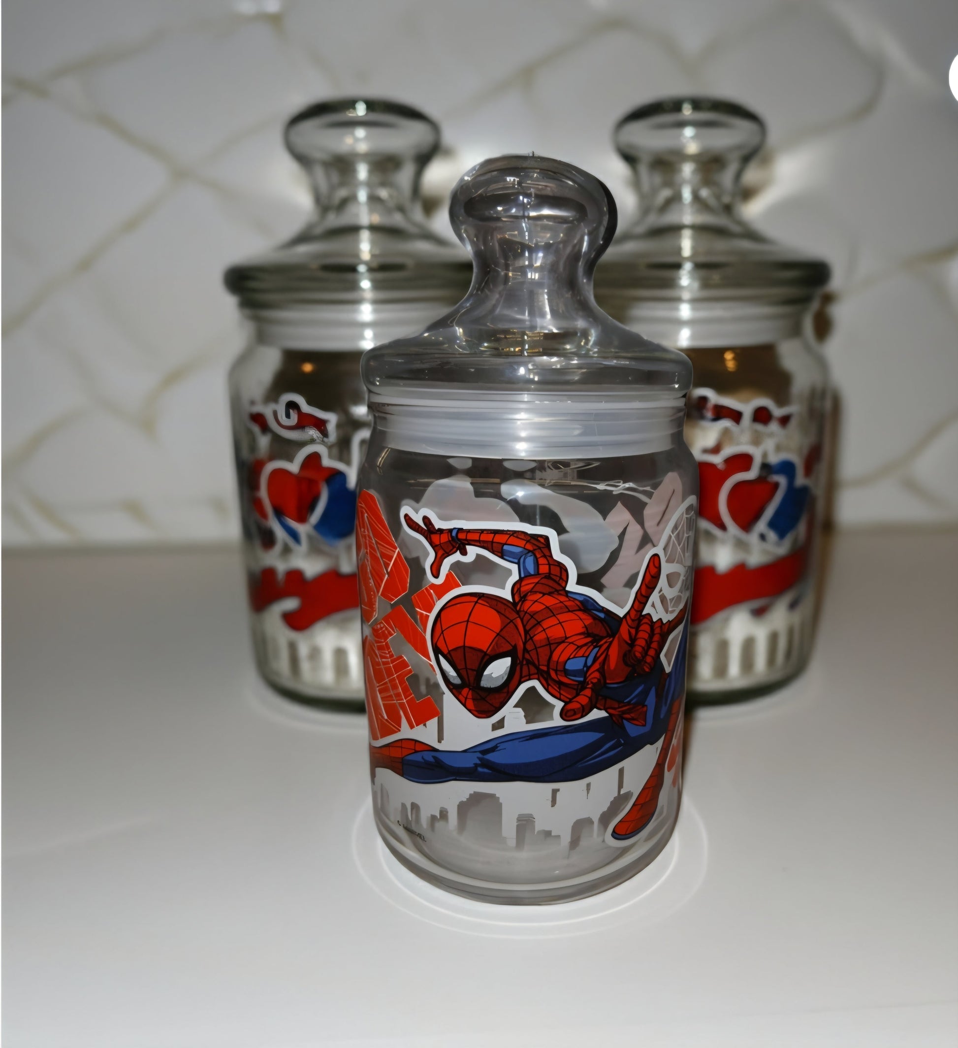 Barattolo decorato Spidermann - GrazieGio