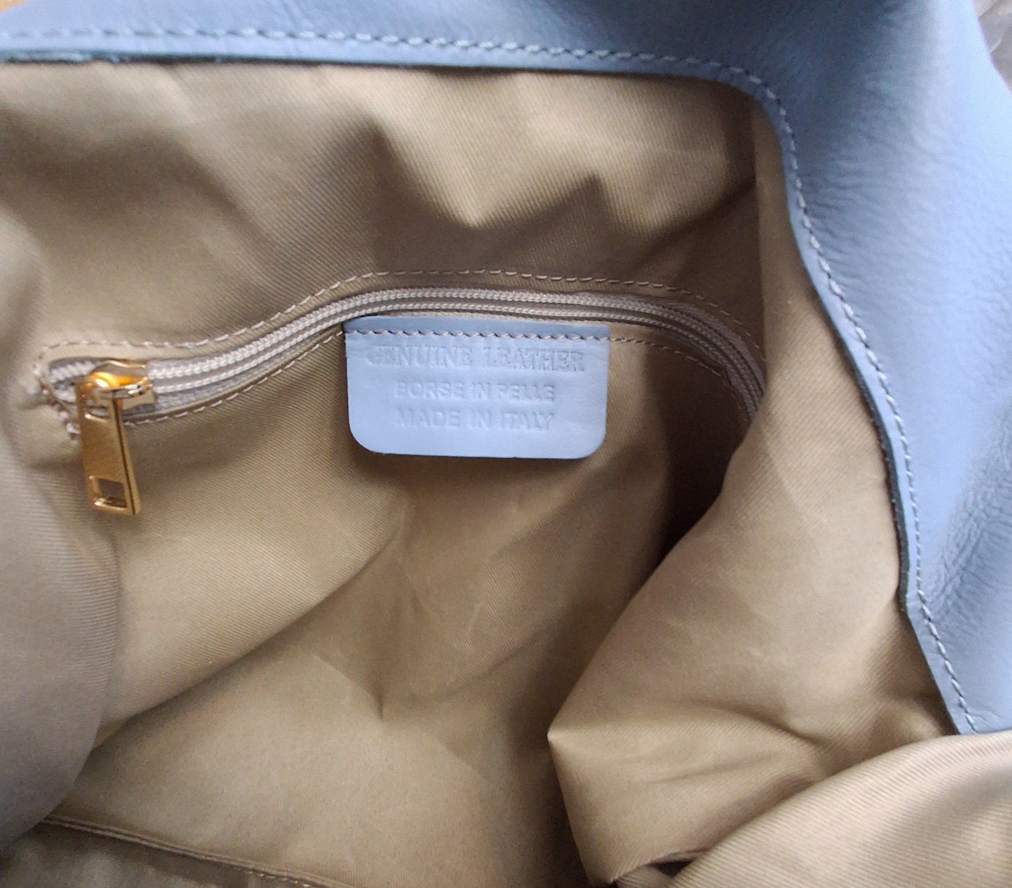 Borsa a Spalla in Vera Pelle con Nodo Decorativo - GrazieGio - GrazieGio