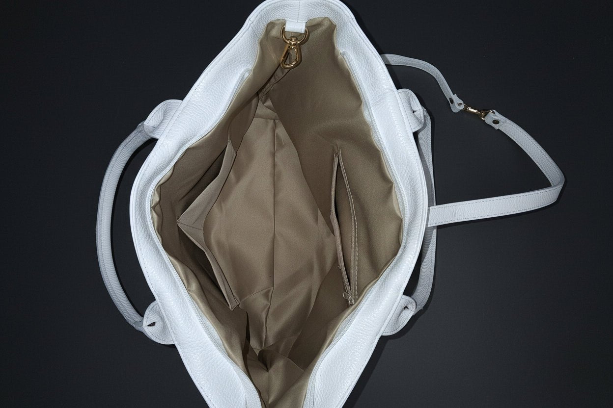 Borsa Shopper " H " pelle martellata - GrazieGio