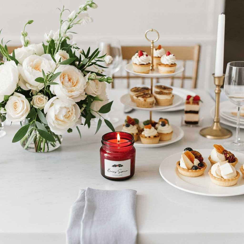Candela Profumata Frutti di Bosco Speziati Vetro 8cm - GrazieGio