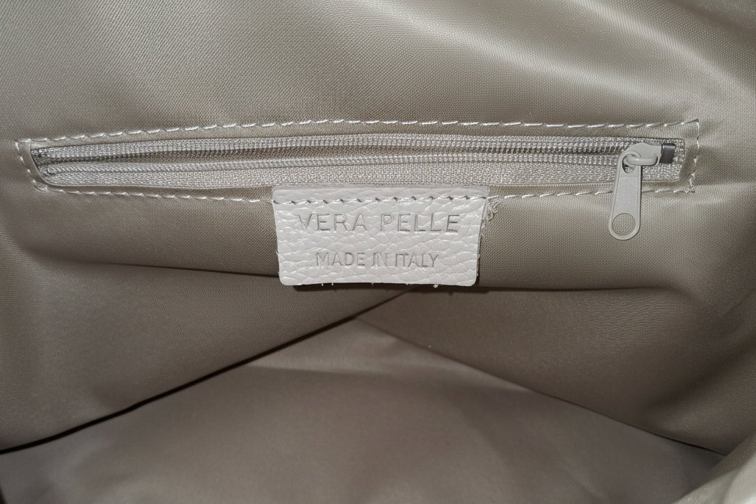 Borsa Shopper " H " pelle martellata - GrazieGio