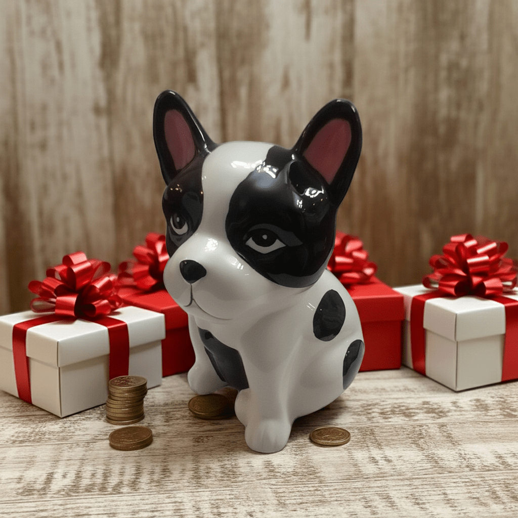 Salvadanaio Cagnolino 250g - Regalo Bambini Amanti Cani - GrazieGio