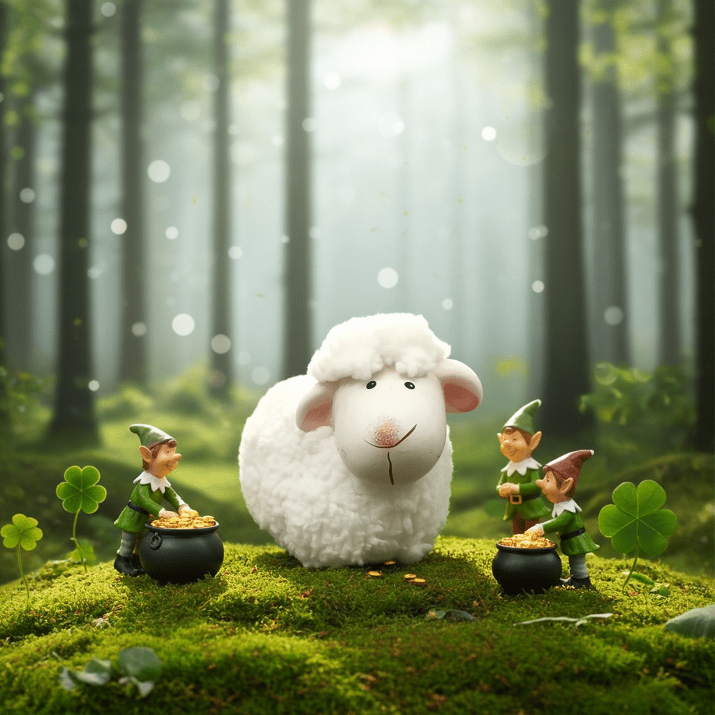 Pecorella Decorativa Morbida 10cm - GrazieGio