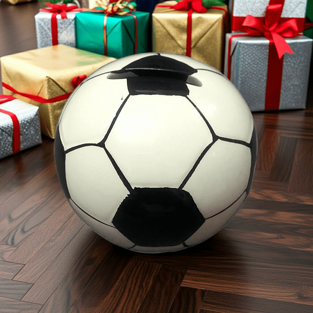 Salvadanaio Pallone da Calcio - Regalo Sportivo per Bambini - GrazieGio