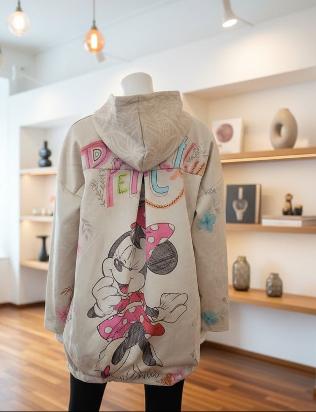 Felpa Oversize Streetwear "Iconic Pop" — Zip, Cappuccio & Grafica Urban - GrazieGio