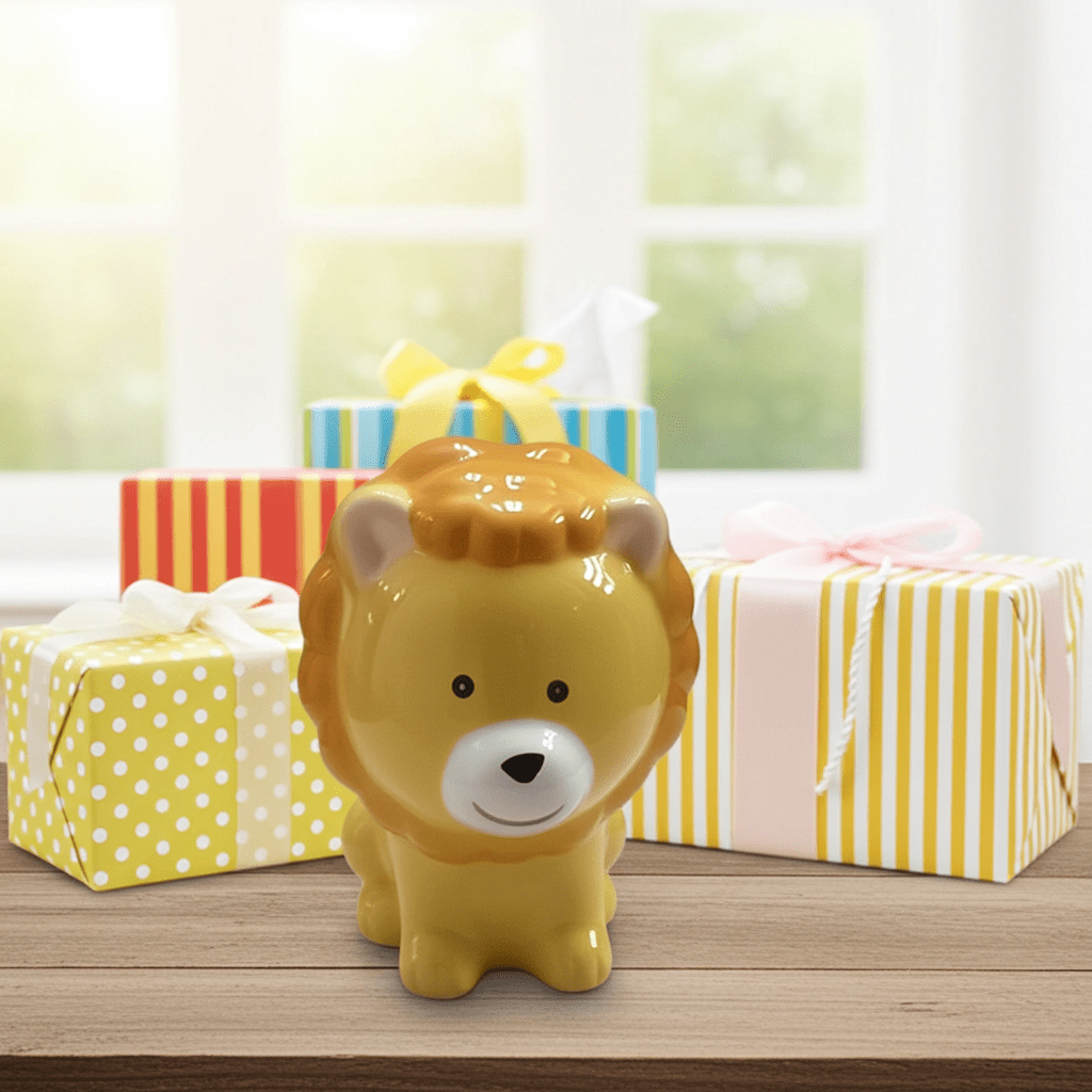 Salvadanaio Leoncino 250g - Regalo Bambini Re della Savana - GrazieGio