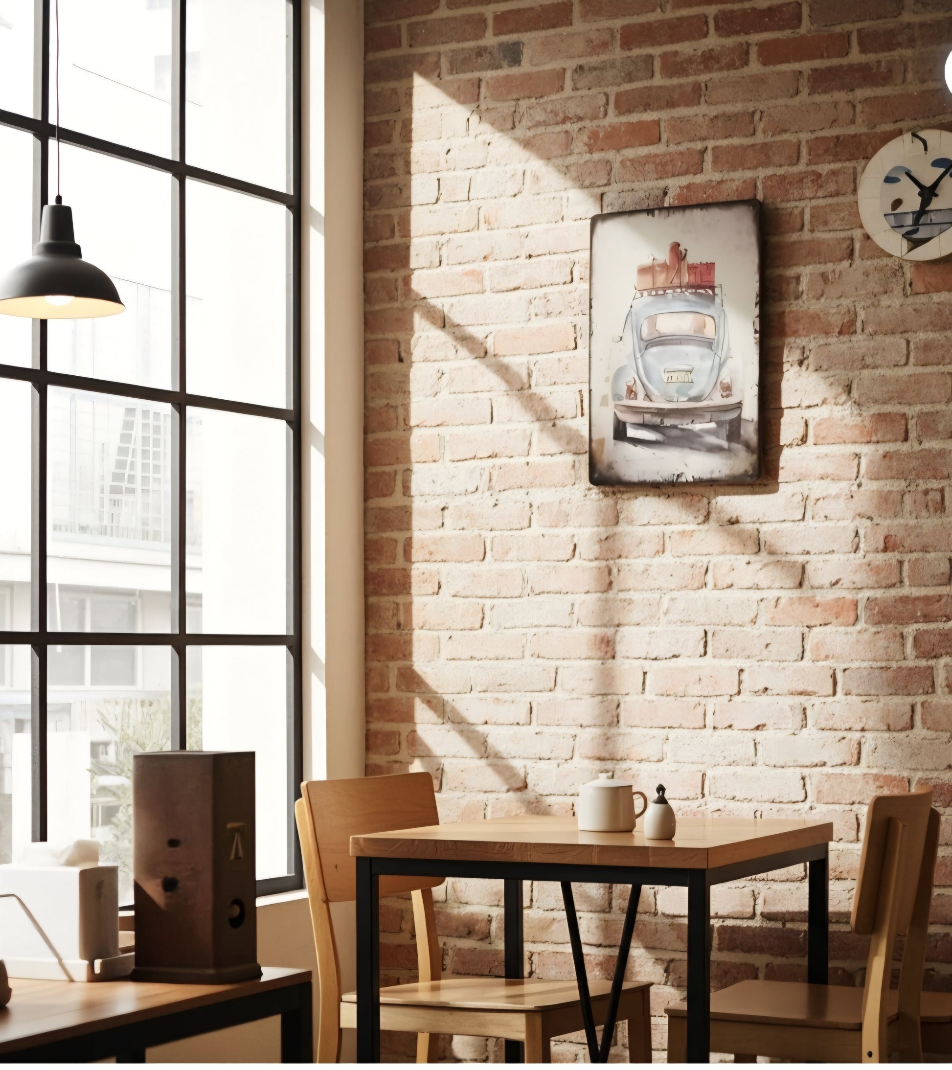 Placca Metallo Vintage Maggiolino 20x30cm Retrò - GrazieGio