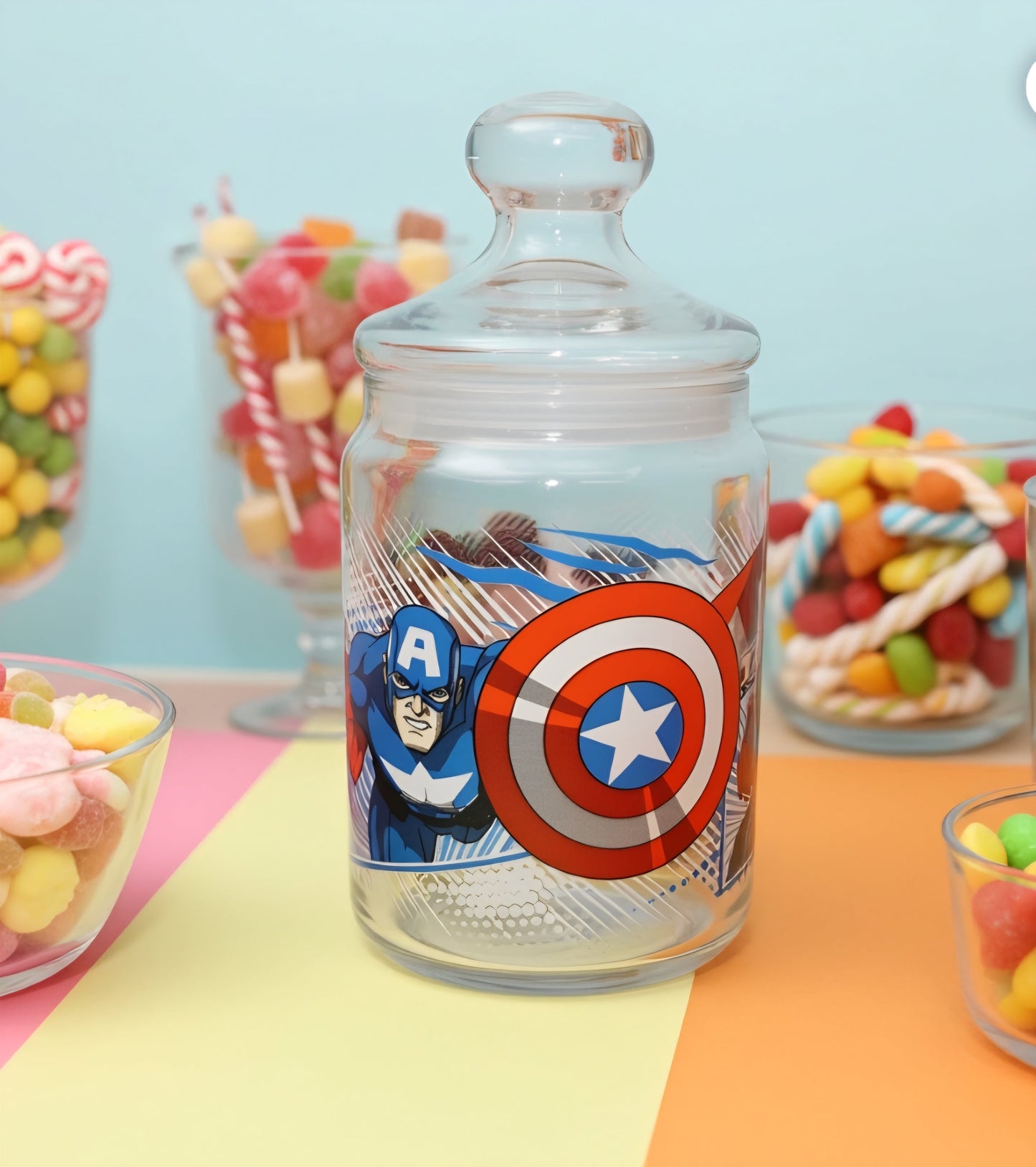 Barattolo decorato Capitan America - GrazieGio